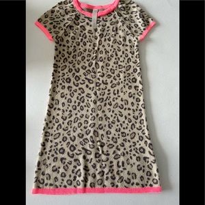 Girls leopard print dress-size 6x
